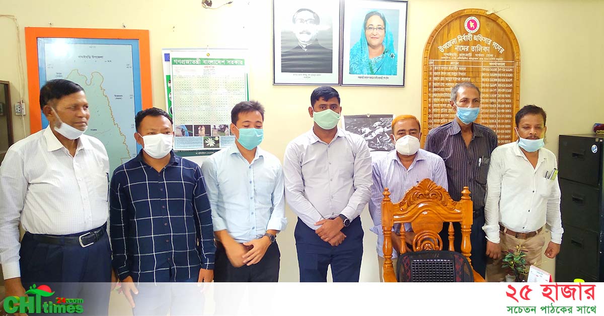 বাঘাইছড়ির ২ বিসিএস ক্যাডারের সাথে ইউএনও'র সৌজন্য সাক্ষাৎ