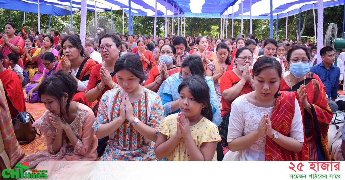 দোষত্রুটির ক্ষমা প্রার্থনার মধ্য দিয়ে রাঙ্গামাটিতে প্রবারণা পূর্ণিমা পালিত