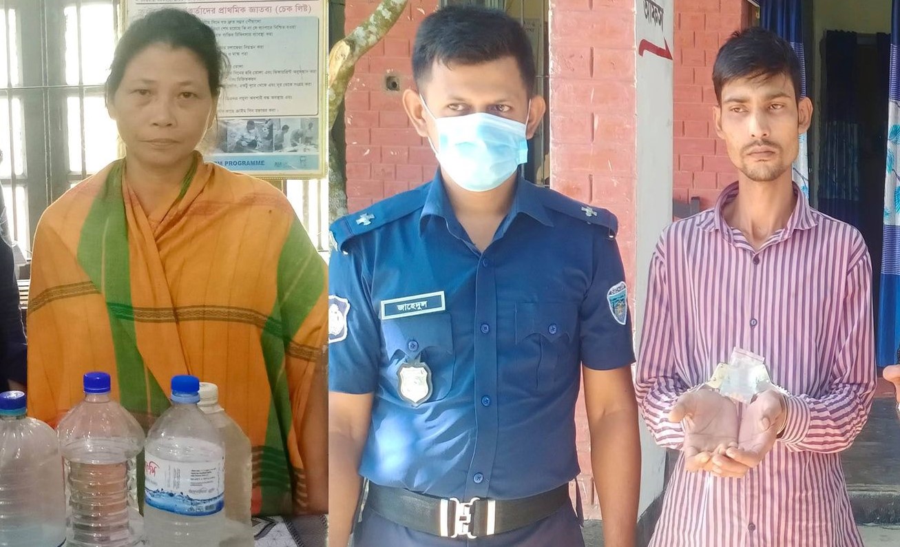 কাপ্তাইয়ে পুলিশের অভিযানে ইয়াবা-মদসহ দুইজন আটক!
