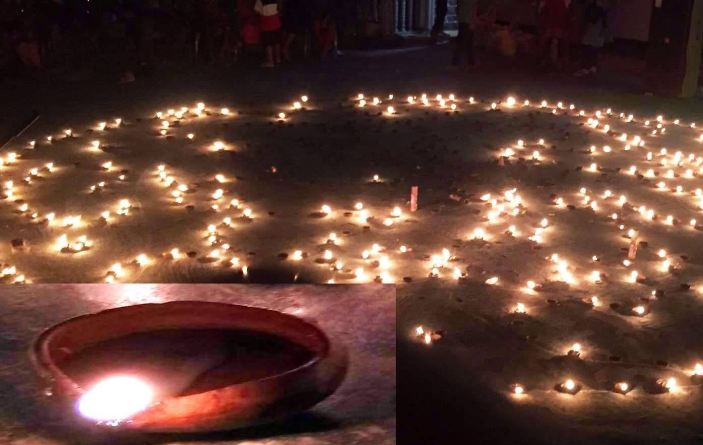 রাঙামাটিতে সনাতন ধর্মাবলম্বীদের কালীপূজা উদযাপন
