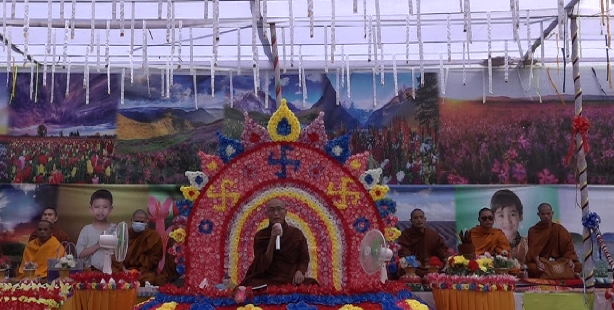 বাঘাইছড়িতে ষষ্ঠতম দানোত্তম কঠিন চীবর দান উদযাপন 