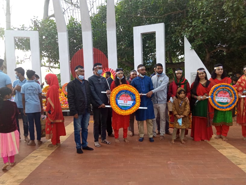 বিজয় দিবসে রাঙামাটিতে মুক্তিযোদ্ধা সংসদ সন্তান কমান্ডের শ্রদ্ধা