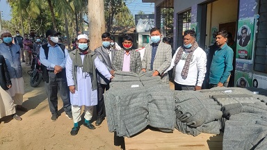 বাঘাইছড়িতে এতিমখানা ও শিশু সদনে ৪৫০০ কম্বল বিতরন