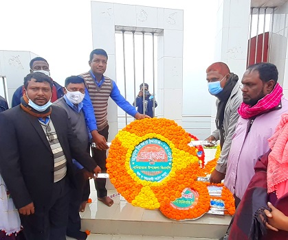 শহীদদের স্বরনে নানিয়ারচরে বিএনপির শ্রদ্ধা 