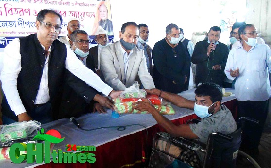 পাহাড়ের কনকনে শীতে ২০০০ প্রতিবন্ধী ও অসহায়  পরিবারের পাশে সেলিম