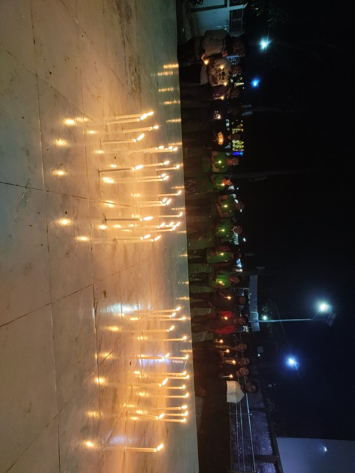 কাউখালীতে শহীদ বুদ্ধিজীবীদের স্মরণে আলোর মিছিল