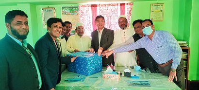 বাঘাইছড়িতে  এতিম খানায় শিক্ষা সামগ্রী দিলেন  চেয়ারম্যান সুদর্শন চাকমা