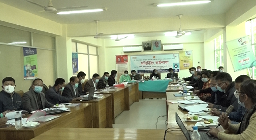 পুষ্টি কার্যক্রম বাস্তবায়ন অগ্রগতি মনিটরিং কর্মশালা অনুষ্ঠিত