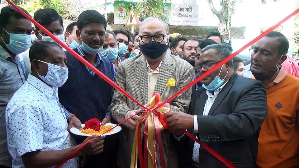 রাইজিং স্টার ক্লাবের নব নির্মিত ভবন উদ্ধোধন করলেন এমপি দীপংকর 