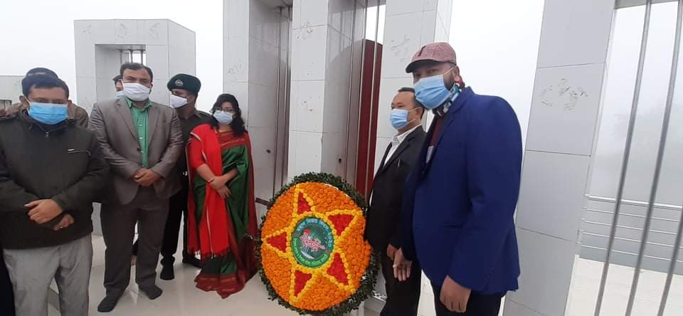 নানিয়ারচরে স্বল্প পরিসরে পালিত হলো মহান বিজয় দিবস