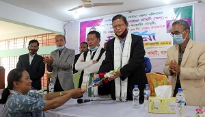 সংবধর্না পেল খাগড়াছড়ি পাজেপ চেয়ারম্যান,সদস্যসহ ৪ মারমা নেতা