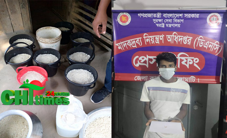 রাঙামাটিতে ইয়াবা ও মদ সহ আটক ৩!