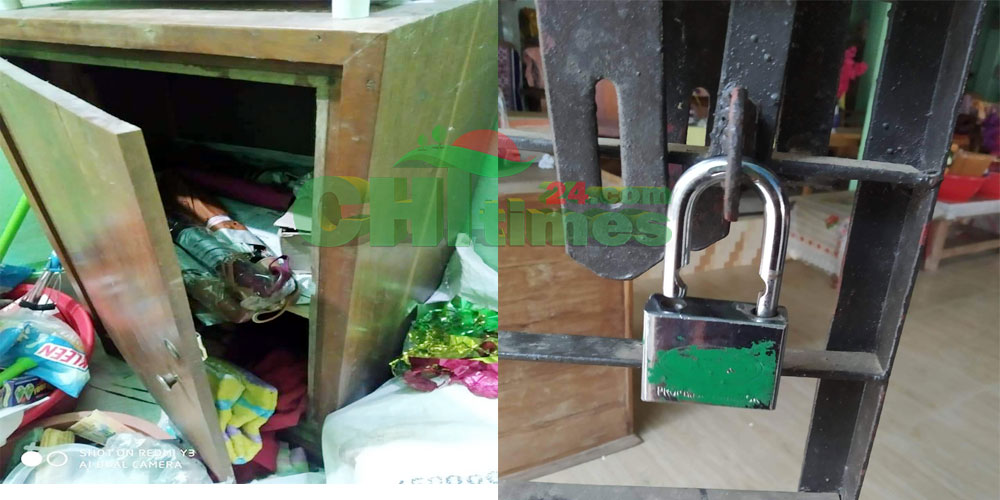 গভীর রাতে বৌদ্ধ বিহারের দান বাক্স ভেঙে লক্ষাধিক টাকা লুট