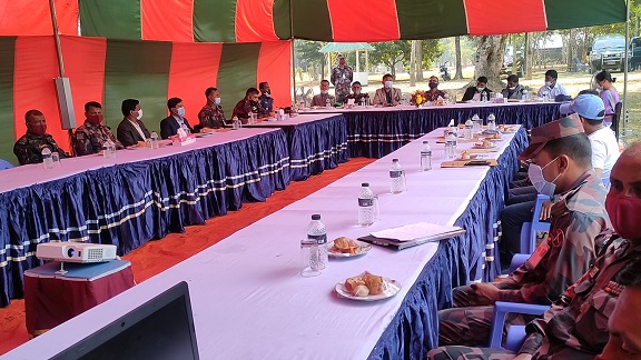 বাঘাইছড়ি মারিশ্যা জোনে বঙ্গবন্ধু শেখ মুজিব ঢাকা ম্যারাথনের প্রস্তুতি সভা