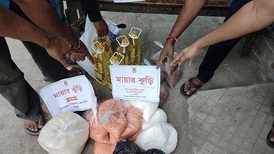 কাপ্তাইয়ে শিল্পীদের জন্য ইউএনও এর ভালোবাসার উপহার