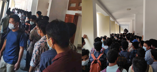 রাঙামাটি কলেজে কয়েকশো শিক্ষার্থীর সাথে কর্তৃপক্ষের অমানবিক আচরণ!