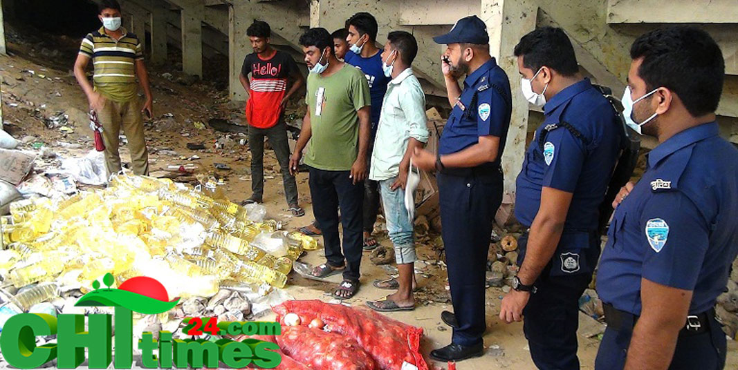 রাঙামাটি শহরে পরিত্যক্ত অবস্থায় লাখ টাকার টিসিবি’র পণ্য উদ্ধার