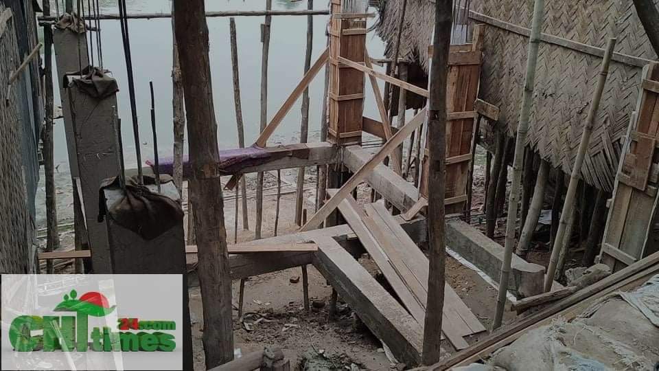 বাঘাইছড়িতে সড়ক বিভাগের জায়গায় গড়ে উঠেছে অবৈধ স্থাপনা