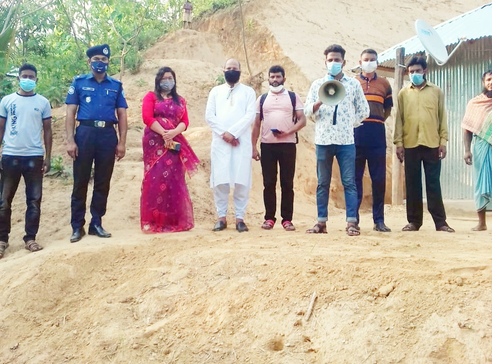 ভূমিধস রোধে নানিয়ারচরে অগ্রিম প্রচারণা