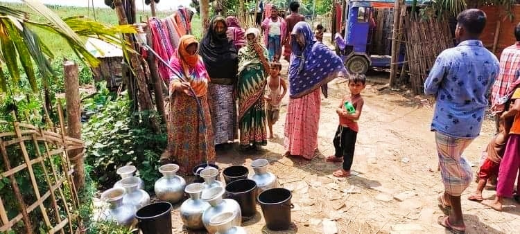 বাঘাইছড়িতে পানির জন্য হাহাকার!