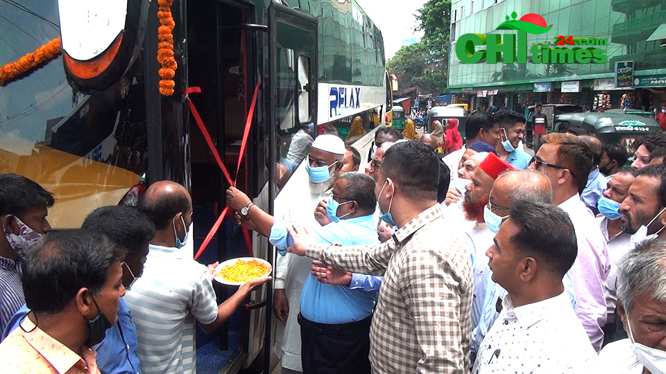 প্রথমবারের মতো রাঙামাটি-চট্টগ্রাম রুটে এসি বাস সার্ভিস চালু