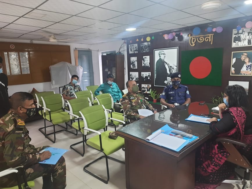 নানিয়ারচরে করোনা ও পাহাড় ধ্বস রোধে প্রশাসনের জরুরী সভা