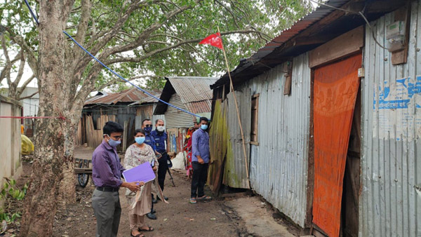 রাঙামাটিতে করোনা আক্রান্ত ৩ রোগীর বাড়িতে লাল পতাকা
