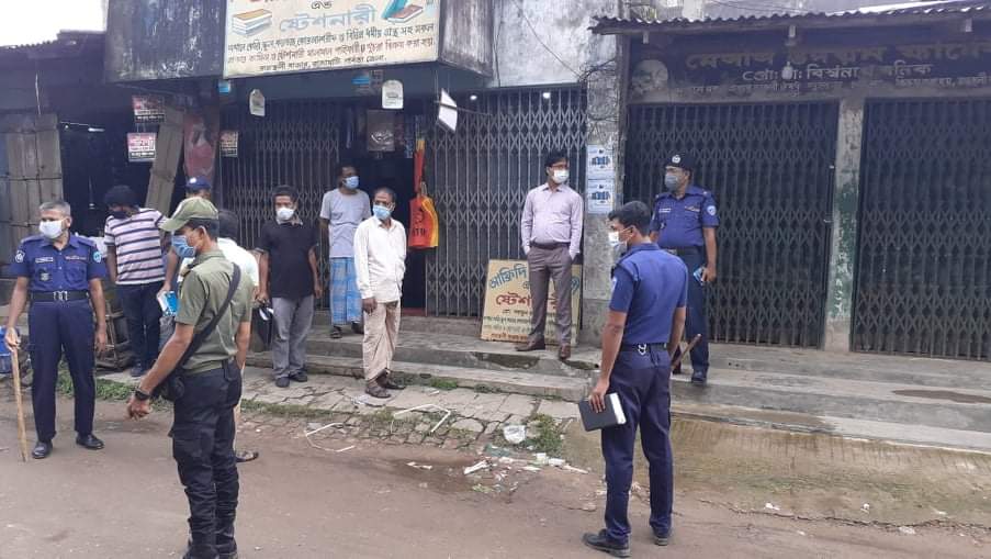 রাজস্থলীতে  লকডাউন বাস্তবায়নে কঠোর অবস্থানে  প্রশাসন  