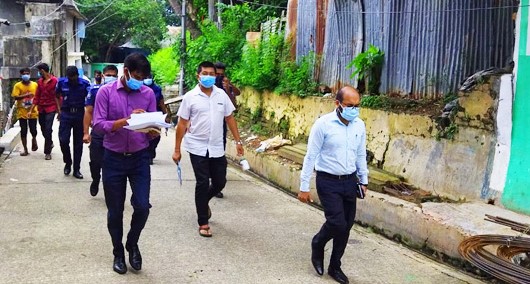 করোনায় আক্রান্ত ৭ রোগীর বাড়িতে লাল পতাকা!