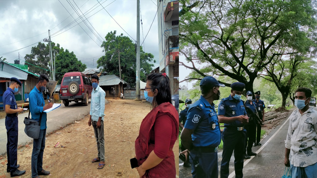 লকডাউন বাস্তবায়নে নানিয়ারচরে চিরুনি অভিযান!