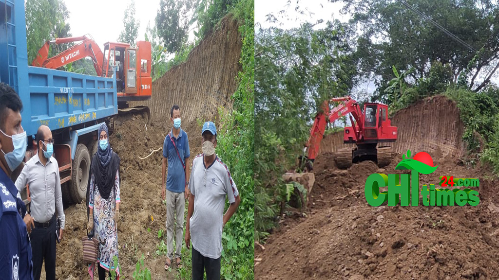 রাঙামাটিতে ইউপিডিএফ’র ছত্রছায়ায় কাটা হচ্ছে বড় বড় পাহাড়; ৫ গাড়িসহ আটক-৩
