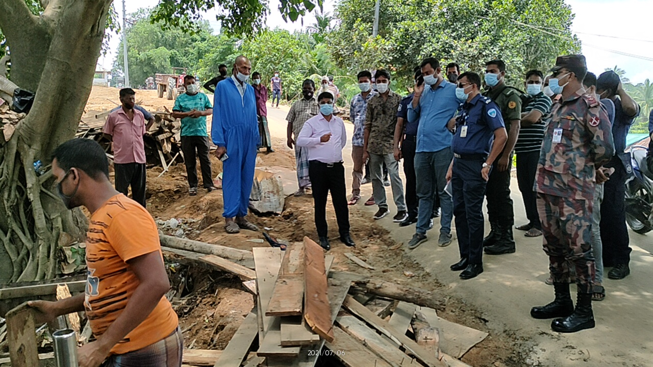 বাঘাইছড়িতে উপজেলা প্রশাসনের অভিযানে ২০ অবৈধ স্থাপনা উচ্ছেদ