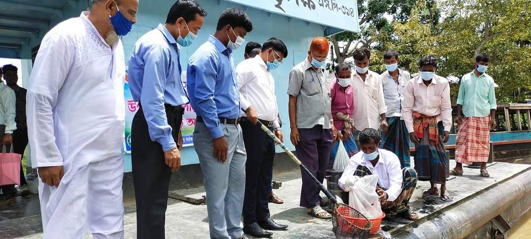 বাঘাইছড়িতে মাছের পোনা অবমুক্ত