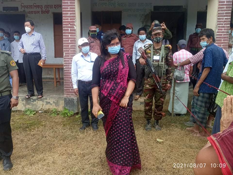 নানিয়ারচরে চারটি কেন্দ্রে ২হাজার ৪শ জন পাচ্ছে করোনা টিকা