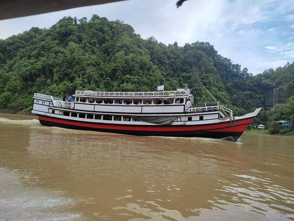 দীর্ঘ পাঁচমাস পরে লংগদুতে  লঞ্চ চলাচল শুরু