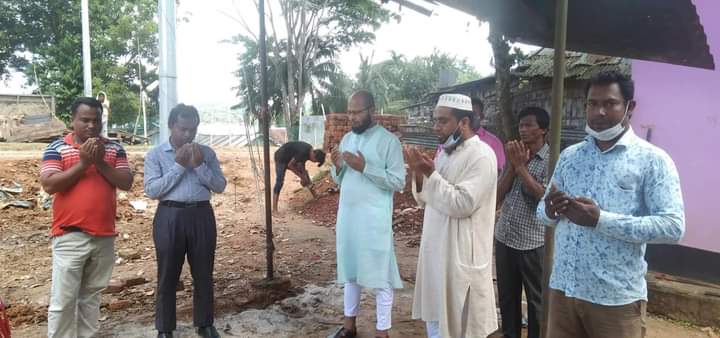 নানিয়ারচরে জনস্বাস্থ্য প্রকৌশল বিভাগের ভবন নির্মাণ কাজের উদ্বোধন