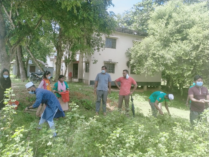 নানিয়ারচরে বিডি ক্লিনের পরিচ্ছন্নতা অভিযান