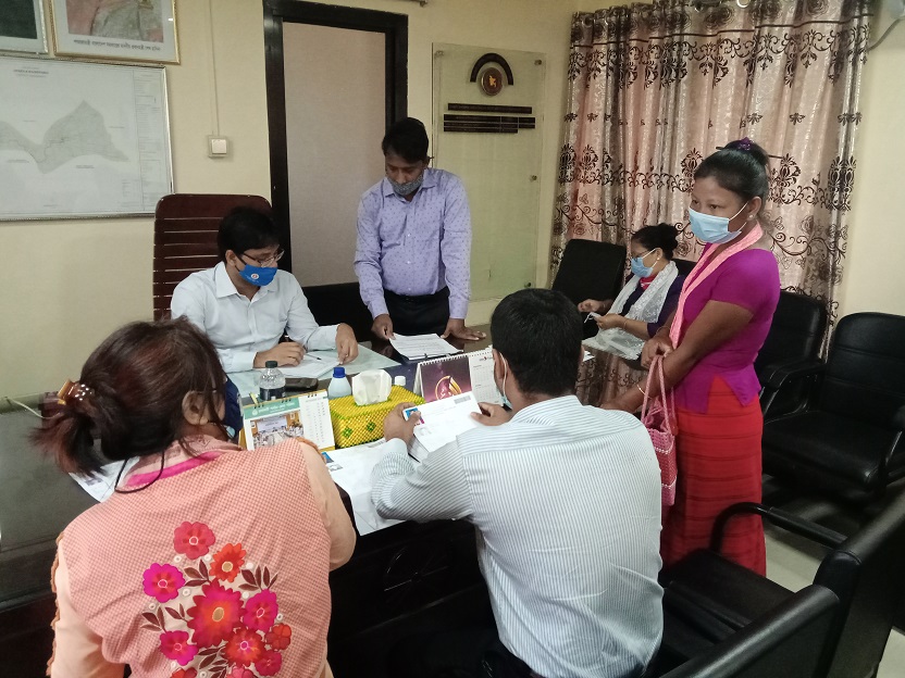 রাজস্থলীতে মহিলা বিষয়ক অধিদপ্তর কতৃক প্রশিক্ষনের বাছাই সম্পন্ন