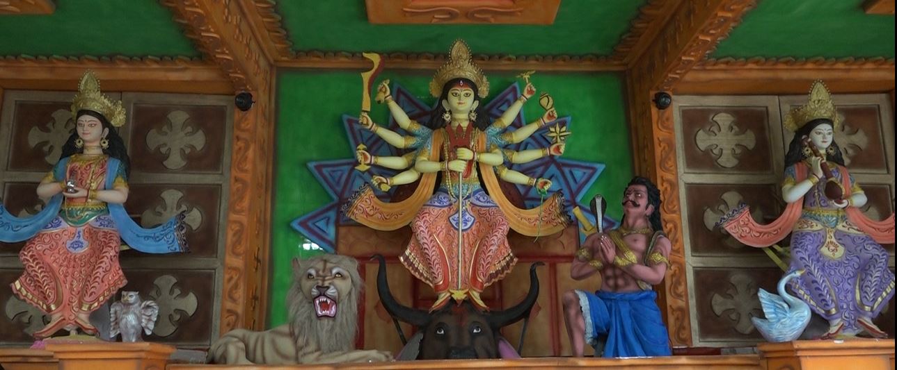 রাঙামাটিতে দূর্গাপূজার প্রস্তুতি শেষ পর্যায়ে