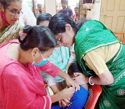 রাজস্থলীতে ৫-১১ বছর বয়সী শিশুদেরকে কোভিড টিকাদান শুরু