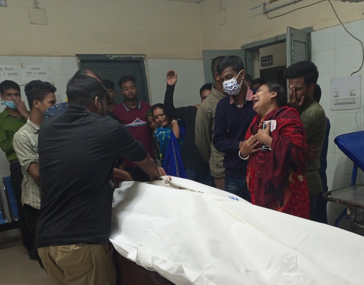 কাপ্তাইয়ে  ট্রাক- মোটর সাইকেল এর মুখোমুখি সংঘর্ষে বাসু দাশ  নিহত
