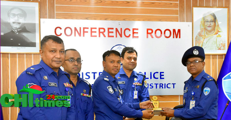যোগদানের ৪২দিনেই শ্রেষ্ঠ ওসি’র স্বীকৃতি পেলেন কোতয়ালীর আরিফুল আমিন