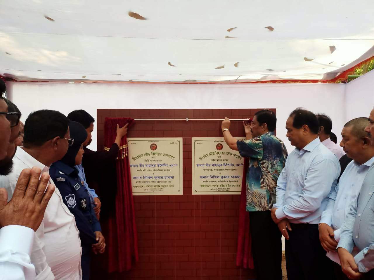 কাপ্তাইয়ের চিৎমরম বৌদ্ধবিহারের বিভিন্ন  উন্নয়ন কাজের উদ্বোধন করেন -পার্বত্য  মন্ত্রী বীর বাহাদুর এমপি