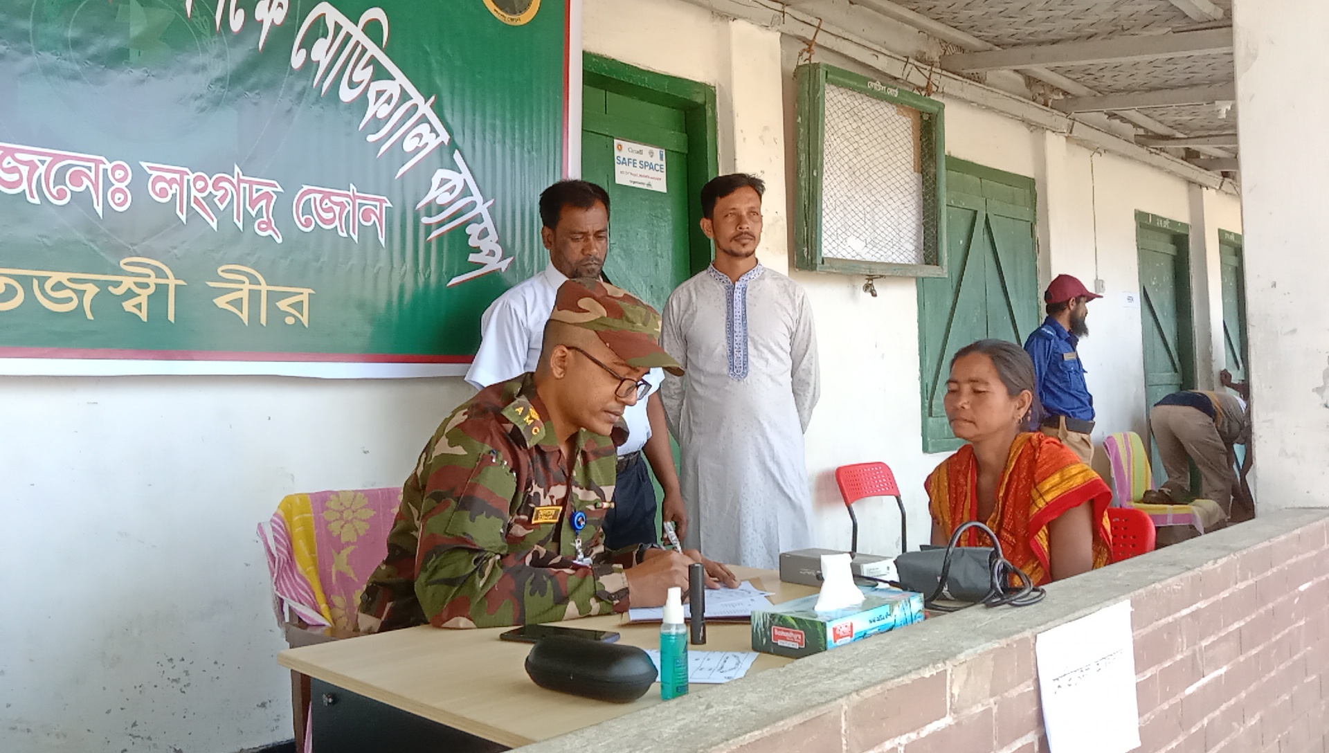 ঐতিহাসিক ৭ই মার্চ  উপলক্ষে লংগদু জোন কর্তৃক মেডিক্যাল ক্যাম্প অনুষ্ঠিত