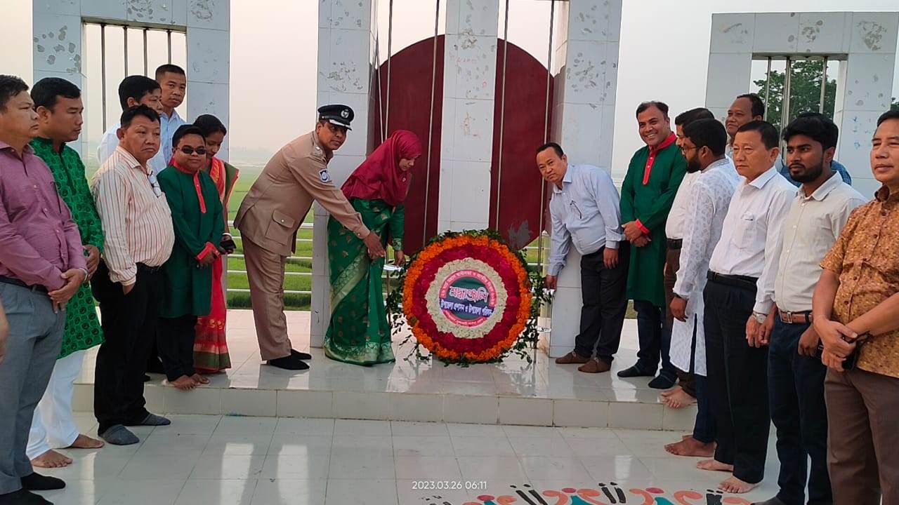 নানিয়ারচরে যথাযোগ্য মর্যাদায় পালিত হলো মহান স্বাধীনতা দিবস