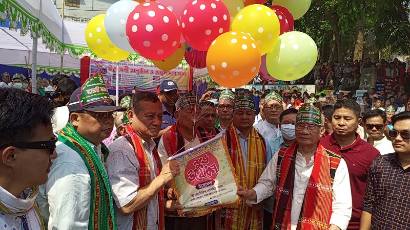 বিজু,সাংগ্রাই,বৈসু,বিষু,বিহু সাংক্রান  উপলক্ষে রাঙামাটিতে বর্ণাঢ্য আয়োজন