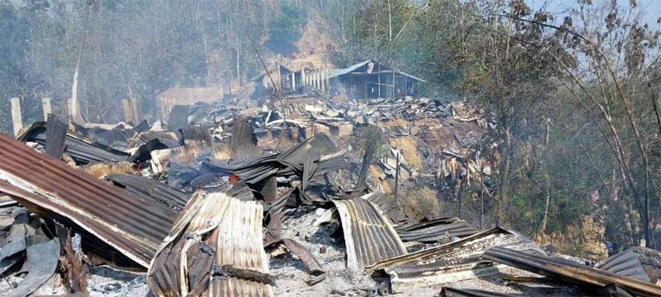বিলাইছড়ির কেংরাছড়ি বাজারে ভয়াবহ অগ্নিকান্ড, পুড়ে ছাই ৫০ দোকান ও বসতঘর