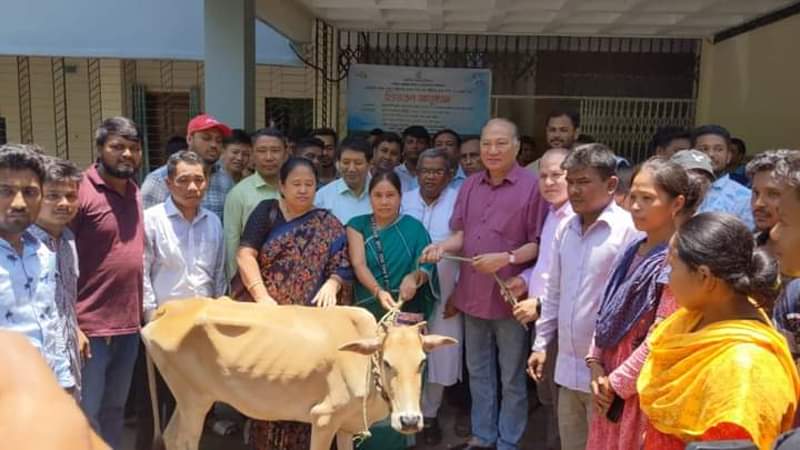 মানুষের ভাগ্যোন্নয়ন ও নারীদের স্বাবলম্বি করতে কাজ করছে আওয়ামীলীগ সরকার;দীপংকর তালুকদার এমপি
