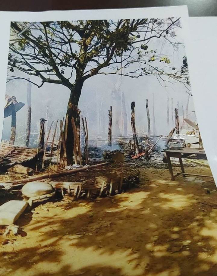 রাজস্থলীর থলিপাড়ায় আগুনে ৪টি ঘর পুড়ে ছাই