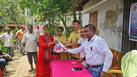 বাঘাইছড়িতে বন বিভাগ কর্তৃক ৩০ হাজার গাছের চারা বিতরণ